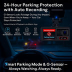Maizic Navic ProView 3: Dash Cam WiFi 3 Canali Full HD