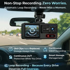 Maizic Navic ProView 3: Dash Cam WiFi 3 Canali Full HD