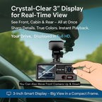 Maizic Navic ProView 3: Dash Cam WiFi 3 Canali Full HD