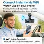 Maizic Navic ProView 3: Dash Cam WiFi 3 Canali Full HD