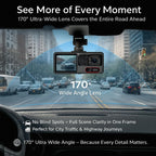 Maizic Navic ProView 3: Dash Cam WiFi 3 Canali Full HD